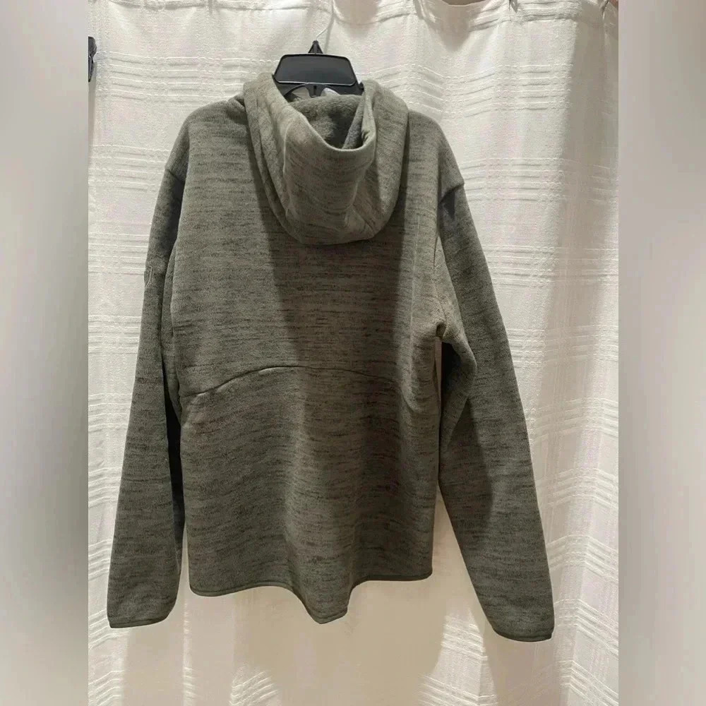 KUHL ASCENDYR Hooded fleece full zip jacket women’s XL layering green fleece - Picture 2 of 12